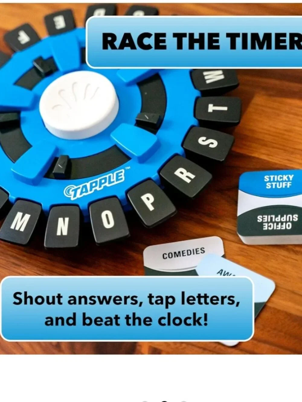 TAPPLE Fast Word Game - Blue- Party Word Challenge